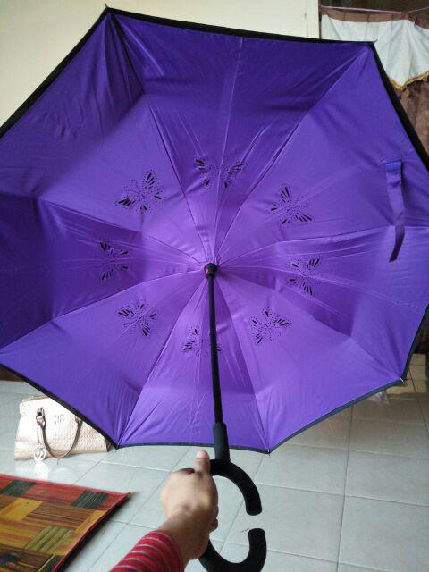 Payung Terbalik Kazbrella Upside Down Umbrella