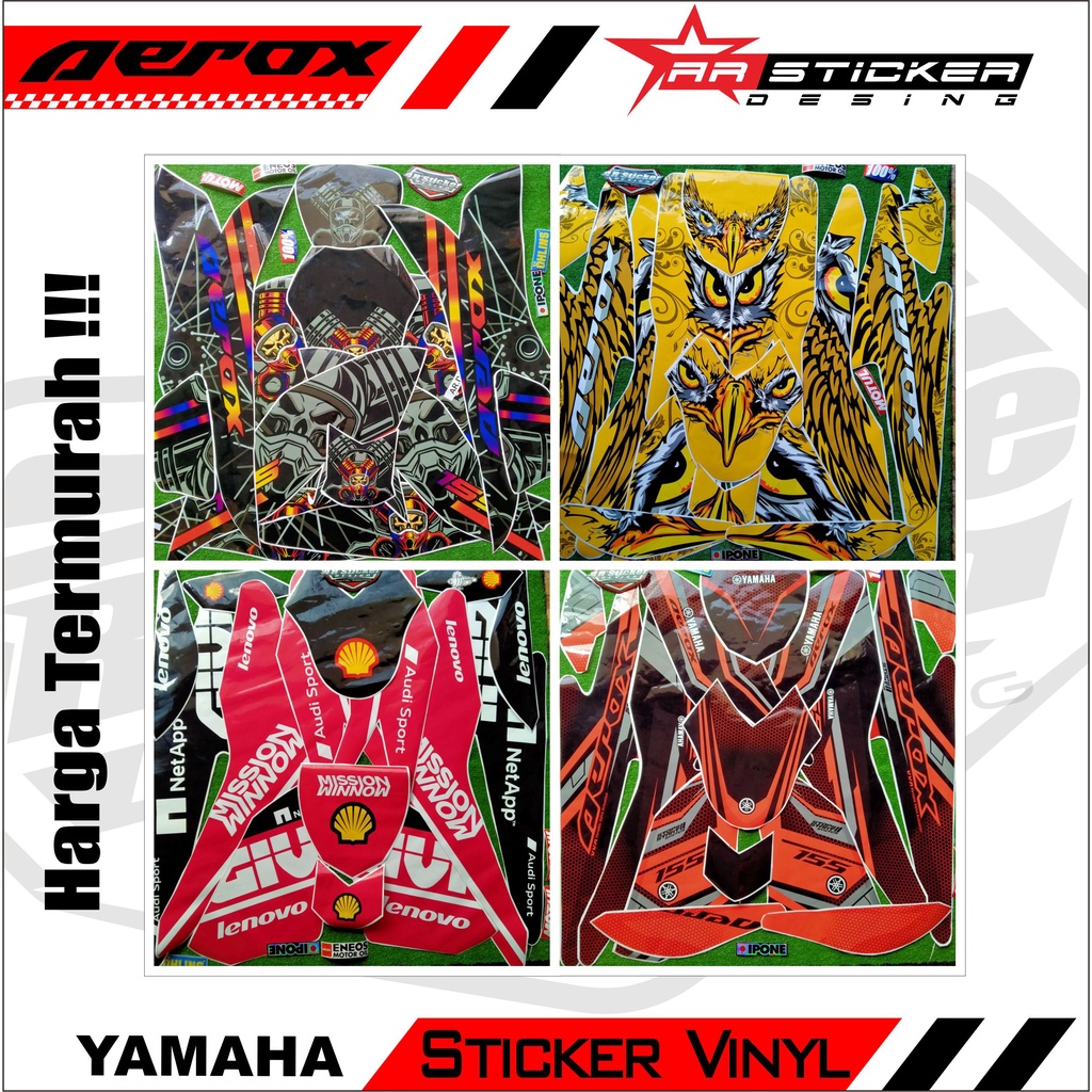 Decal Sticker Full Body AEROX 155 - Dekal Stiker Random AEROX 155 OLD, AEROX 155 NEW Lelang Termurah