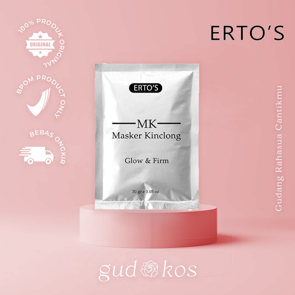 ERTOS/ ERTO'S Masker Kinclong Glow &amp; Firm BPOM Original