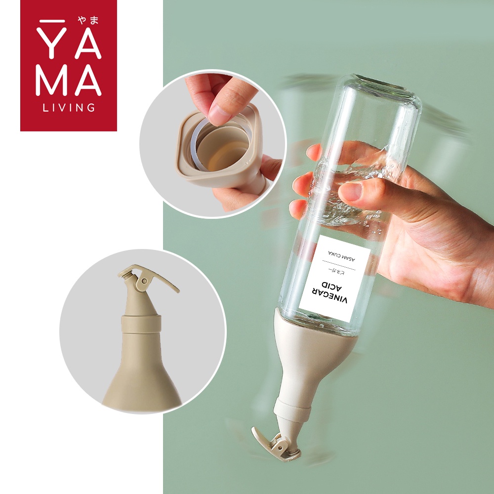 YAMA IRUMA Oil Bottle Botol Minyak Goreng Kecap Cuka Kaca Olive Zaitun