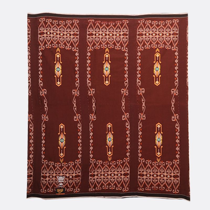 Sarung BHS Signature Gold Motif SIM Coklat Tua 01