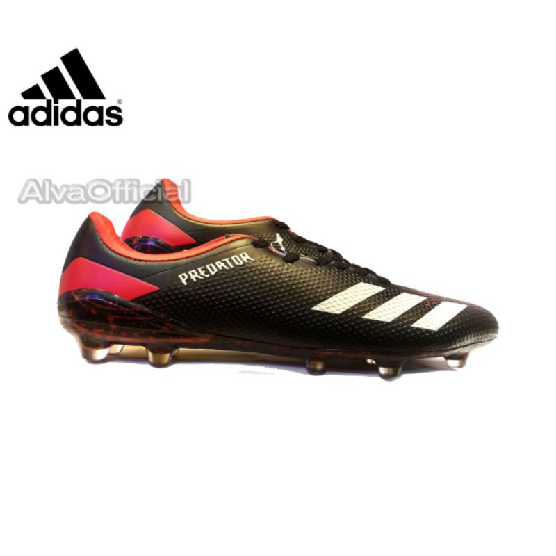 PROMO HARI INI/ SEPATU BOLA ADIDAS PREDATOR SOL BENING IMPORT-PREDATOR HITAM MERAH