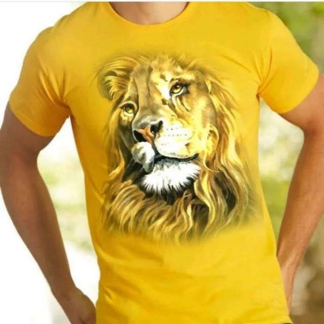 Kaos 3dimensi LION