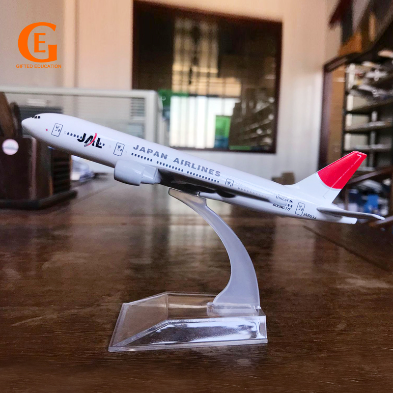 Pesawat Japan Airlines Boeing 777model JAL B777 Diecast Metal Pesawat Mainan