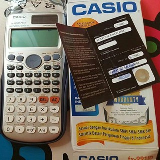 Kartu Garansi Berhologram CASIO KALKULATOR ILMIAH