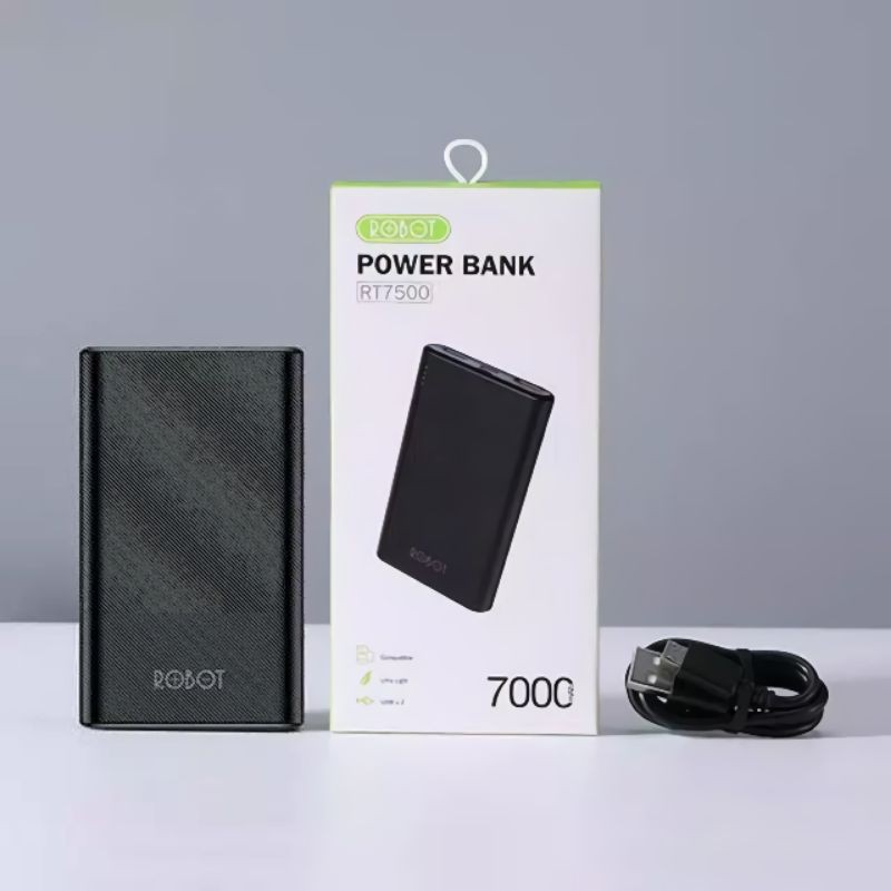 POWERBANK ROBOT RT7500 7000MAH - POWERBANK 7000MAH ROBOT RT7500
