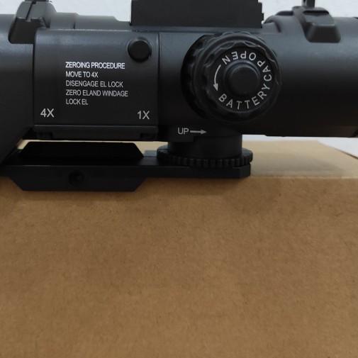 ◙ dummy scope Elcan Spectre DR4X with red dot - Hitam ❅
