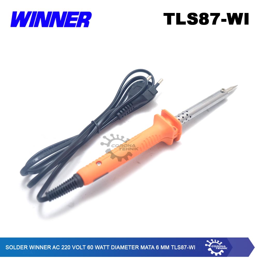 Winner  Solder - AC 220 Volt 60 Watt Diameter Mata 6 mm TLS87-WI