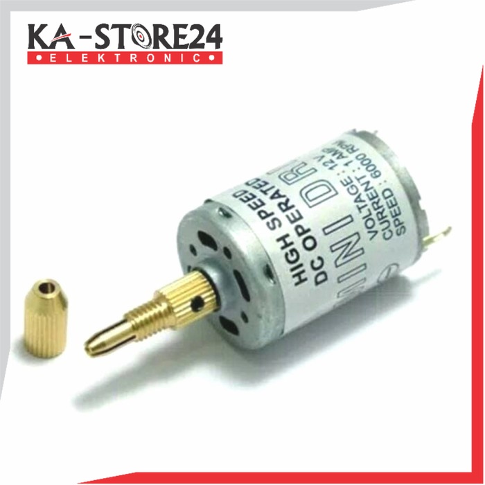 Bor mini papan PCB Dinamo 12v DC mini drill dll Motor 6000rpm 12 volt