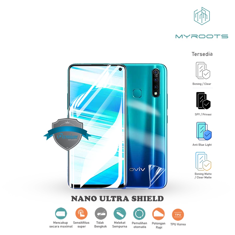 ANTI GORES JELLY HYDROGEL VIVO V15 - V15 PRO OPPO F11 - F11 PRO - DEPAN BELAKANG SCREEN PROTECTOR