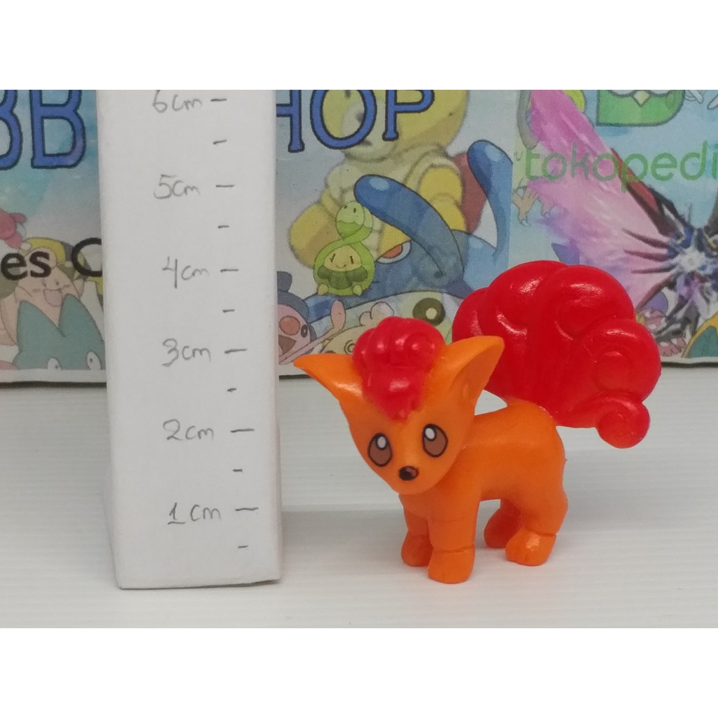 Vulpix Mode A Pokemon Figure Gen 1 Mainan Anak
