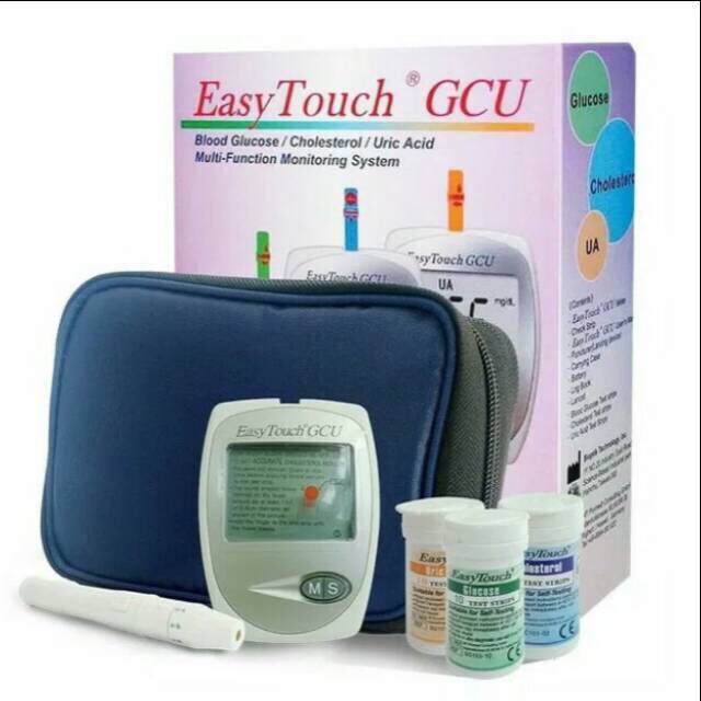 ALAT CEK DARAH EASY TOUCH GCU 3IN1 ALAT CEK GULA DARAH ALAT CEK ASAM URAT ALAT CEK KOLESTROL CHOLESTROL EASY TOUCH #AMG