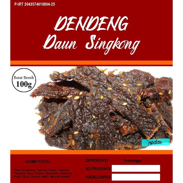 

Dendeng Daun Singkong Spesial