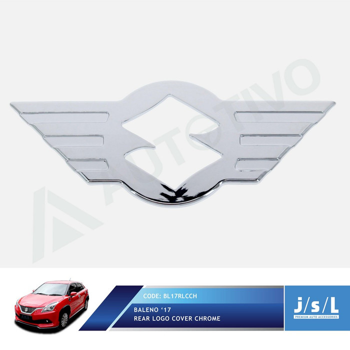 Cover Logo Suzuki Baleno Hatchback Emblem Belakang Chrome