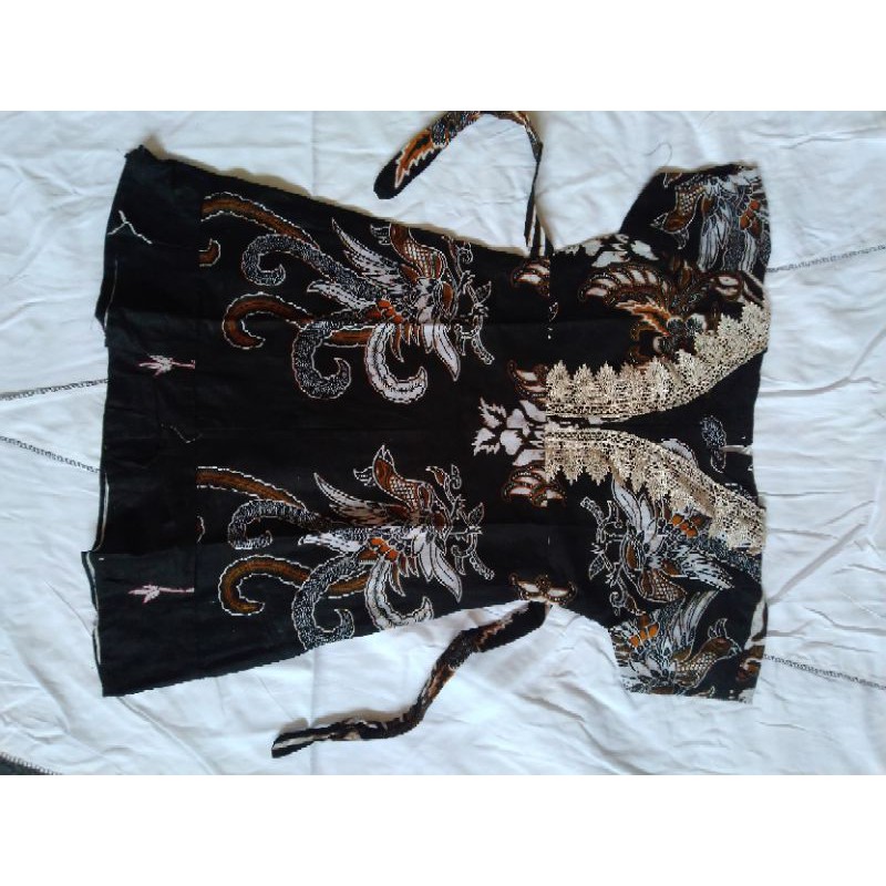 dress batik anak perca untuk usia 4-7th