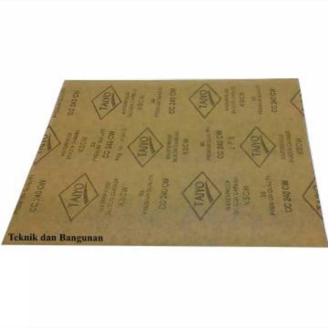 Abrasive Paper/Amplas Kertas Pasir Taiyo Waterproof 9&quot; x 11&quot; #60 - #2000