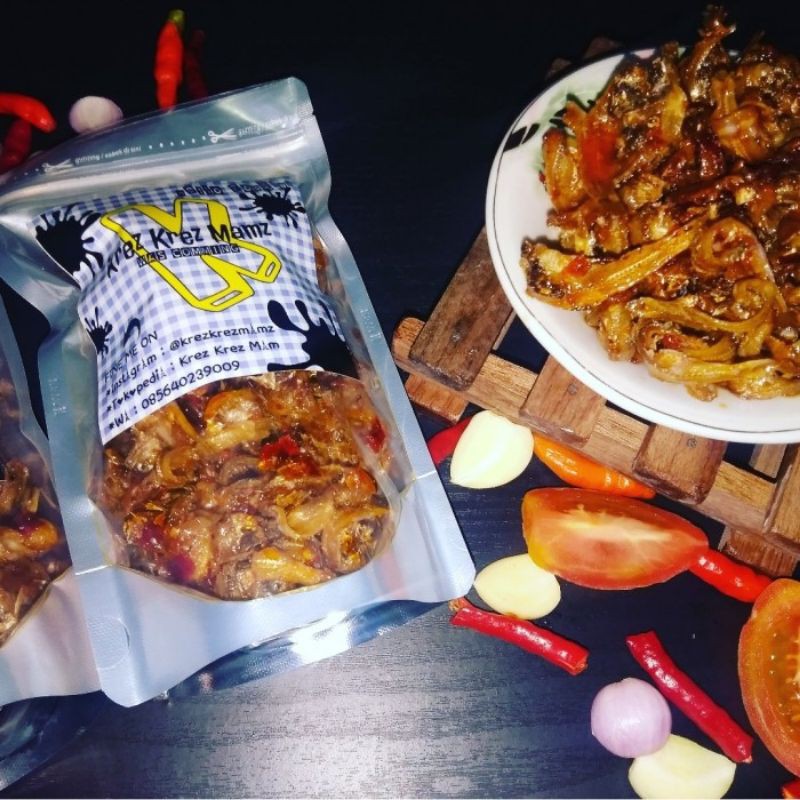 

Ikan Asin Balado Krez Mamz 120gr