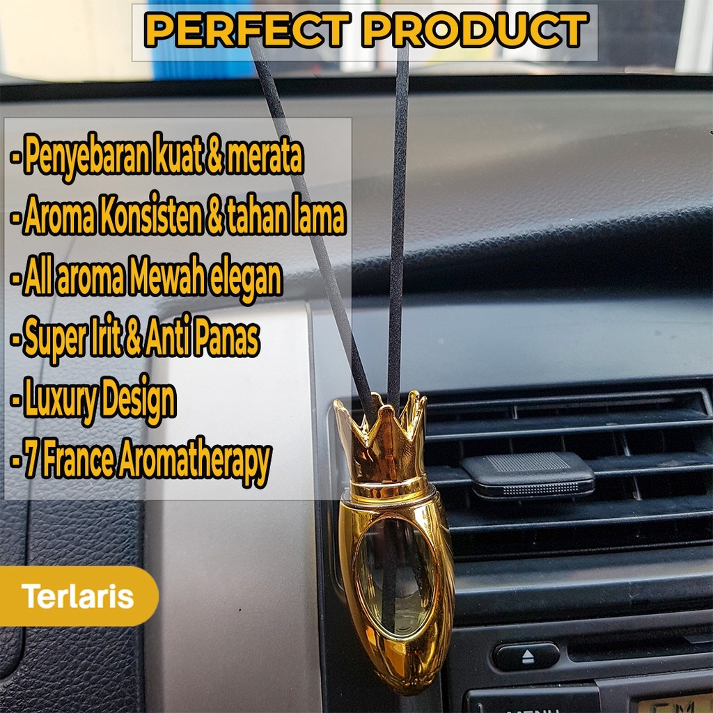 La Bonte Paket Hemat ( 1 Diffuser Mobil Capit Clip Ac + Refill Car Aromatherapy 100ml )