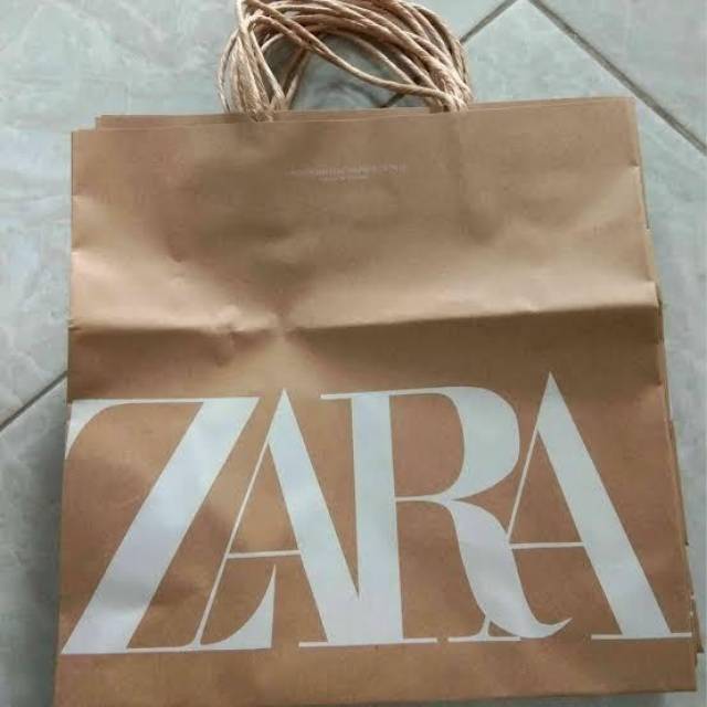 

new paperbag zara for shoes 20rb 22x10x28cm