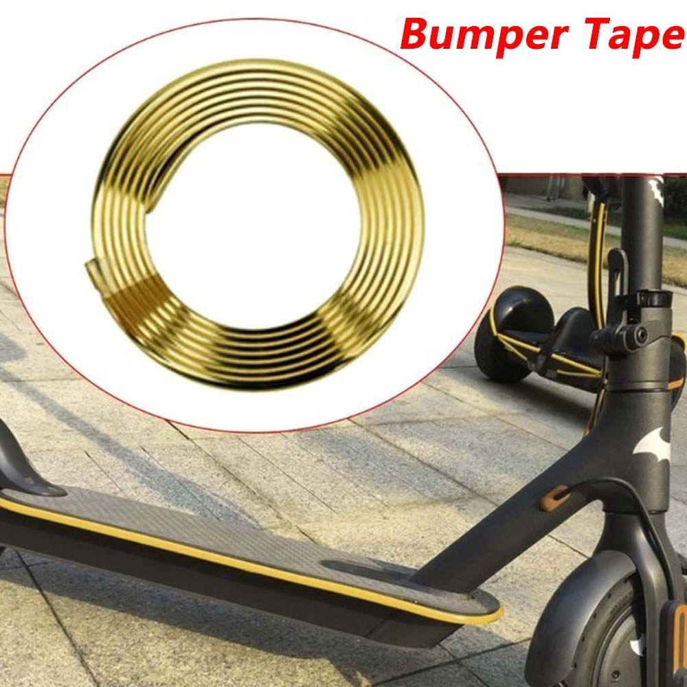 Nickolas1 Body Strip Hias Tepi Anti Gores Untuk Xiaomi M365 Pro Skateboard Parts Scooter Aksesoris Skuter Listrik Stiker Pelindung