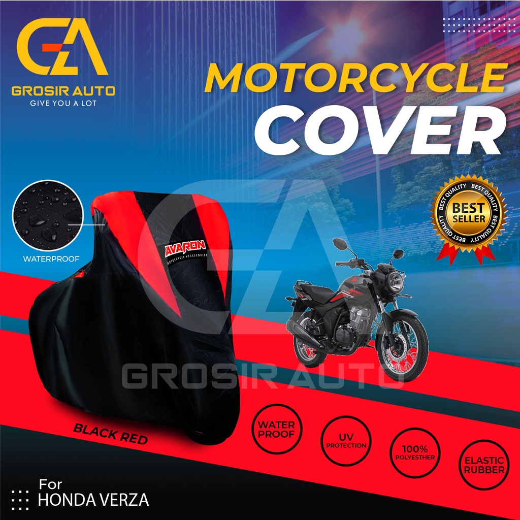 Sarung Motor AVARON VERZA Penutup Pelindung Body Cover Motor Warna Anti Air Merk Avaron