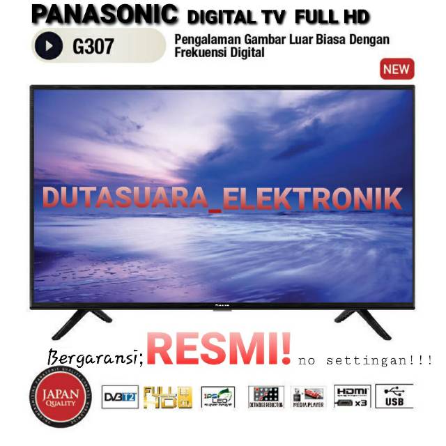 LED TV PANASONIC 40 Inch 40G307 Full HD Garansi Resmi