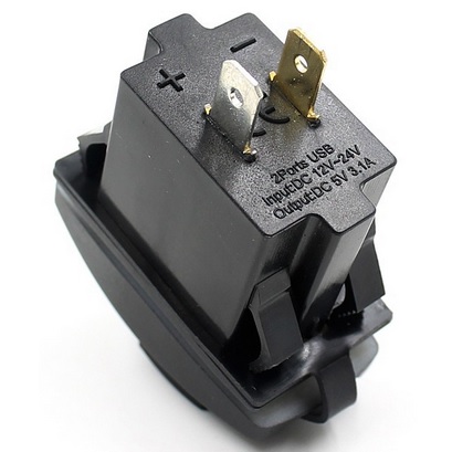 YCCPAUTO USB Charger Motor 2 Port DC 12-24V - CJ-L040