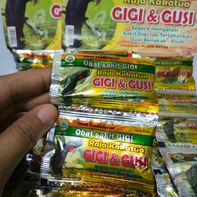  OBAT  SAKIT  GIGI  DAN GUSI  RAJA KAKAKTUA Shopee Indonesia