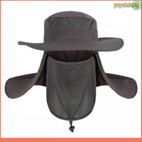 Topi Anti UV Matahari Fishing Hat Round Edge