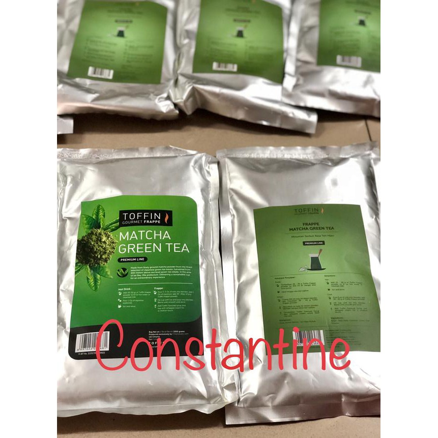 

KTGE CAFE GRADE TOFFIN MATCHA GREEN TEA POWDER COMMERCIAL PACK ZYYF