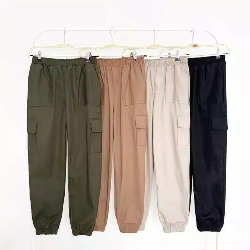 CELANA JOGER CARGO WANITA CARGO PANTS ALL SIZE 40-65 KG CELANA TERBARU