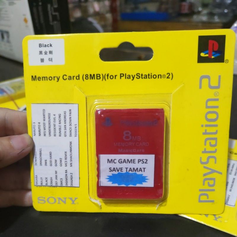 MC PS2 GAME SAVE TAMAT MEMORY CARD PLAYSTATION 2 GAME DATA