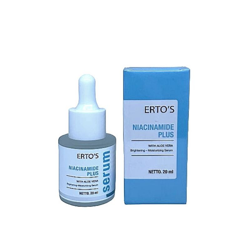 ERTOS SERUM NIACINAMIDE PLUS SERUM PERAWATAN WAJAH SERUM GLOWING SERUM BRIGHTENING MOISTURIZING