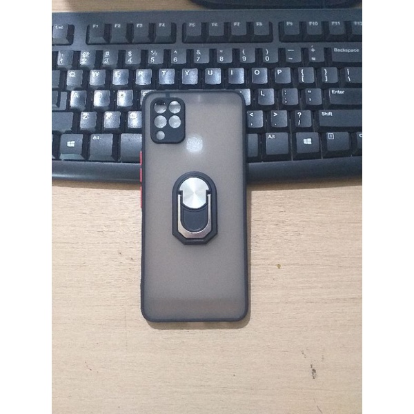 Case Infinix Hot 10S Hot 10T Case Aero + Ring - Aero Slingcase - Aero Saku Card - Aero Strap Tali