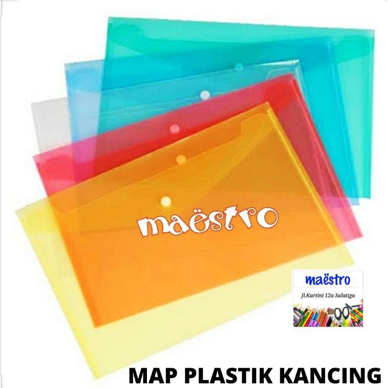 

Map Plastik Kancing/ Map Plastik Folio/F4/ Map Plastik Punggung F4