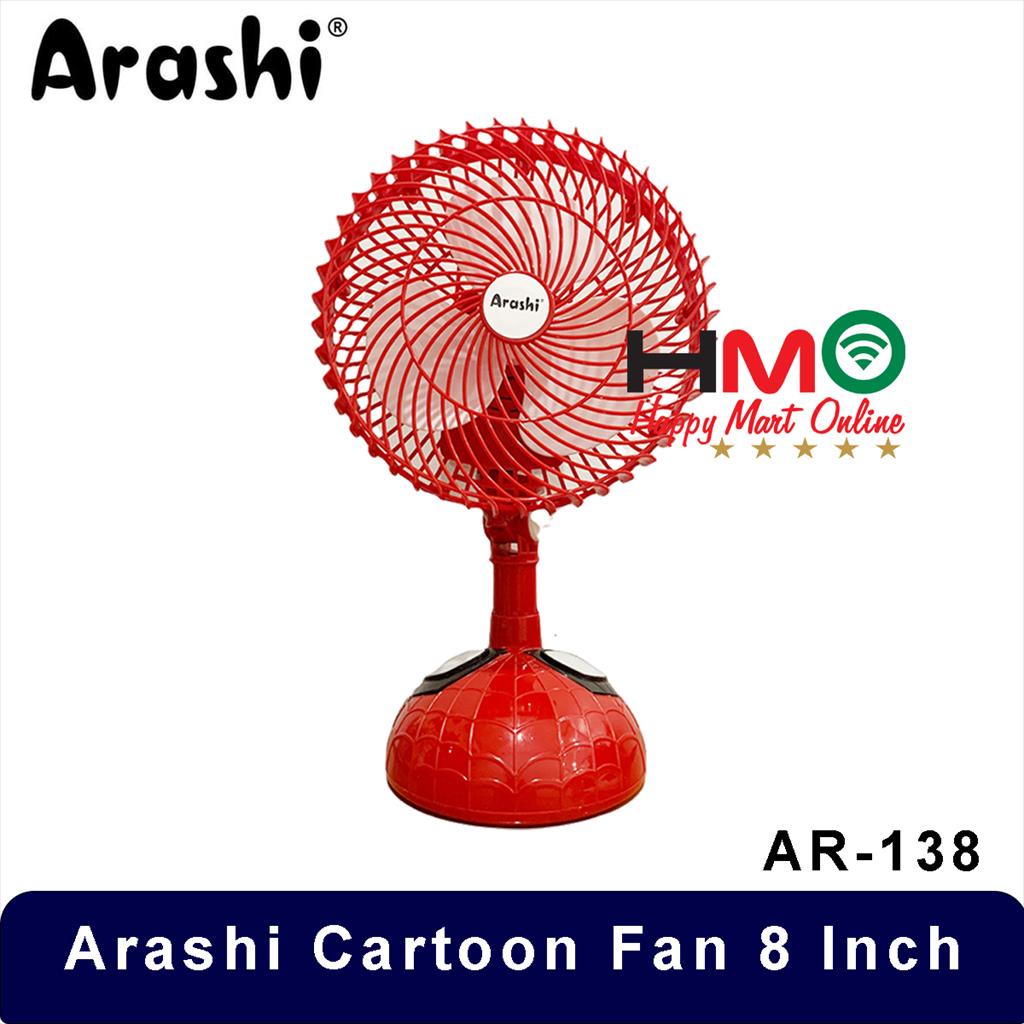 Arashi Kipas Angin Meja 8 Inch Karakter Desk Fan Arashi Cartoon Fan 8&quot; ZharaZu store