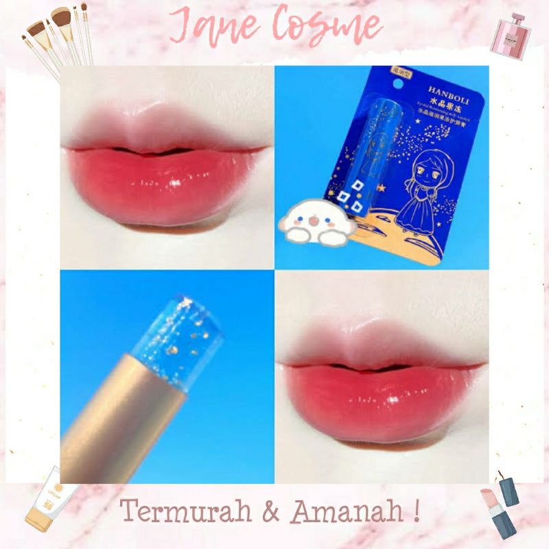 Jual (HANBOLI) LIP BALM ROSE OIL 24K GOLD / LIP BALM BERUBAH WARNA ...
