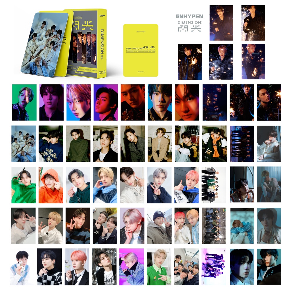 [kstuffind] ENHYPEN DIMENSION SENKOU PHOTOCARD LOMO CARD PHOTO KARTU FOTO PC ENHA ENGENE JEPANGMURAH 54PCS PCS 54