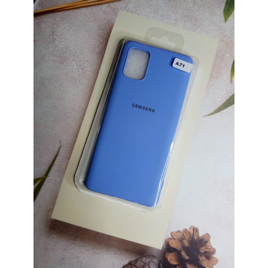 Casing Samsung A71 Ori Silikon Macaron / Dove Candy / Silicone Macaroon Soft Case by WEIKA COD