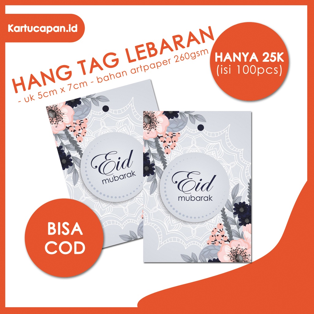 

KARTU UCAPAN SELAMAT IDUL FITRI / EID / LEBARAN / HANG TAG LEBARAN