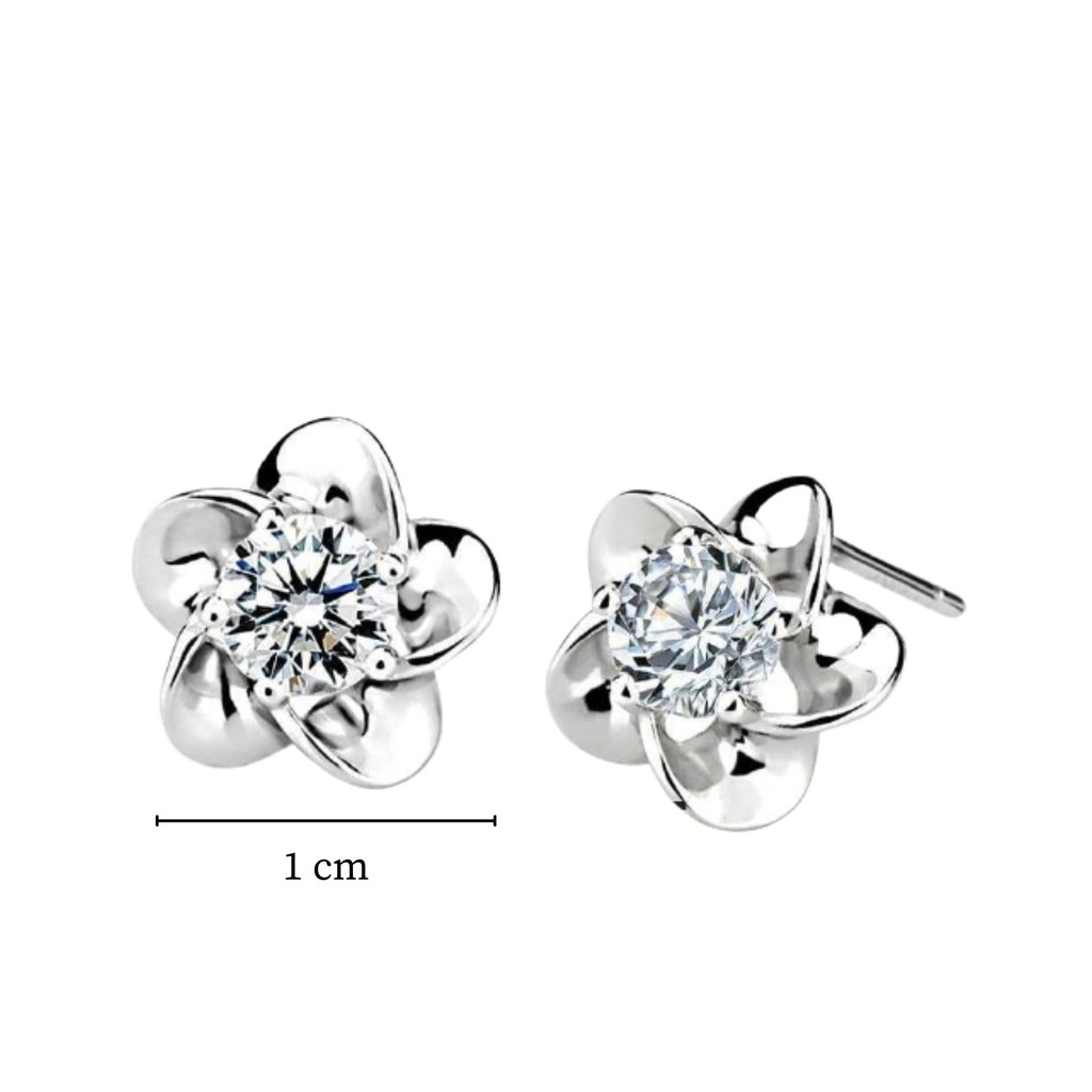 Flower Stud Earrings / Anting Titanium / Anting Wanita / Anting Anti Karat