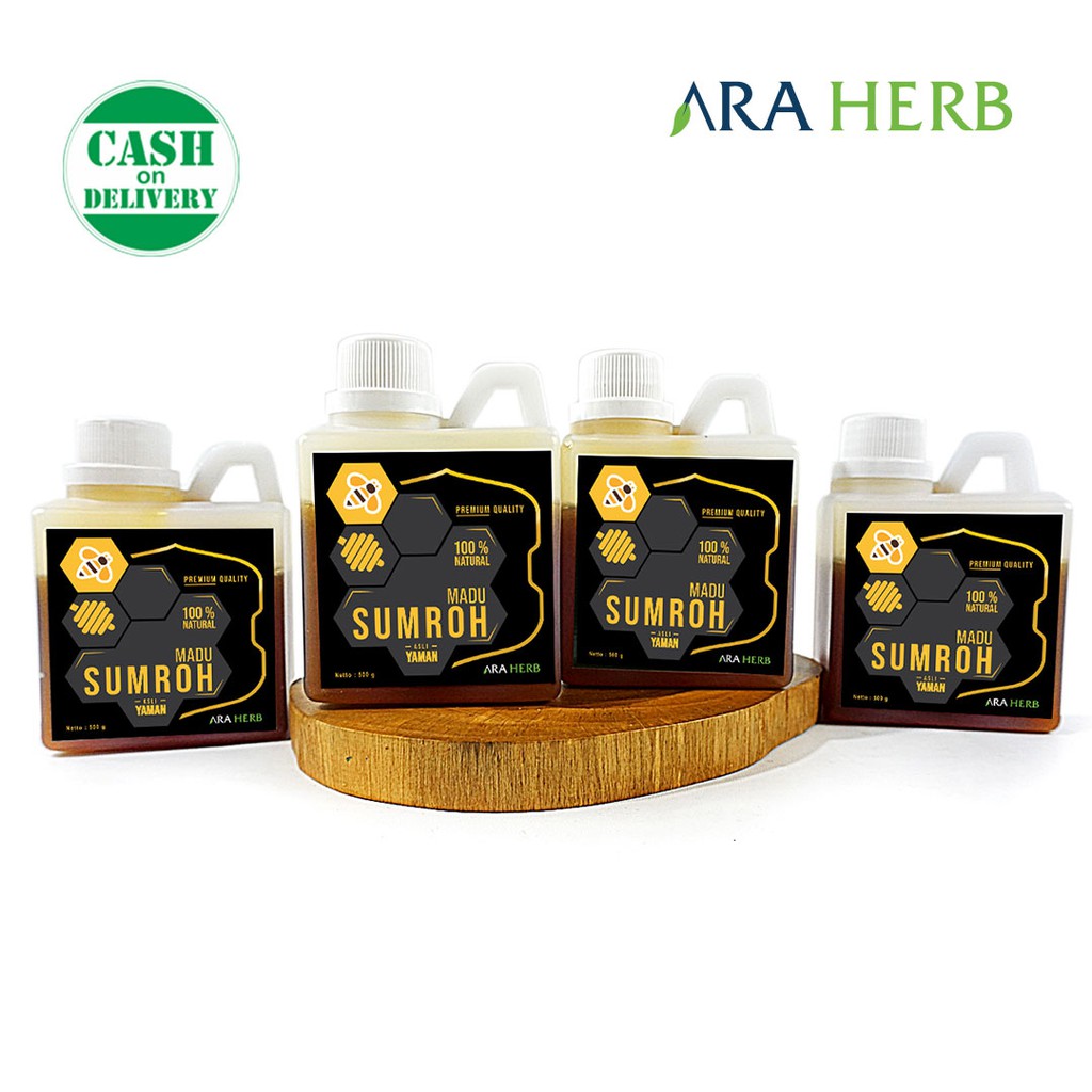 Madu sumroh Import Yaman Asli 500gr / Madu Manis Madu Herbal ARA HERB