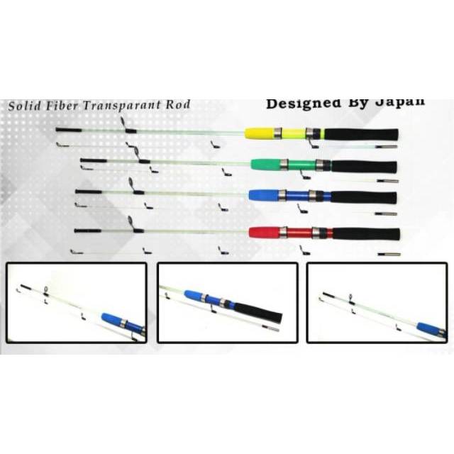 Joran fiber solid 150 transparan