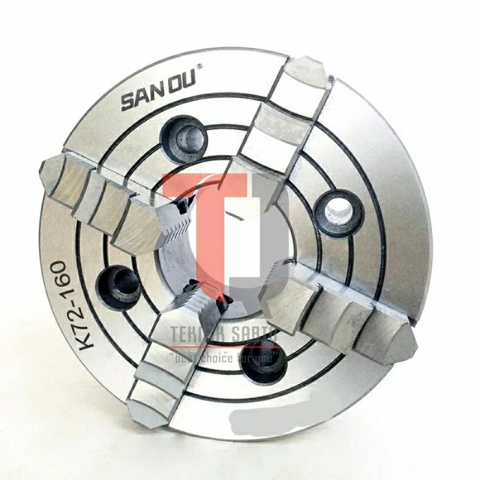 {elecstore} Chuck Bubut 6 4 Jaw  Claw Bubut 6 inch kaki 4  Catok Bubut 6 Inch Limited