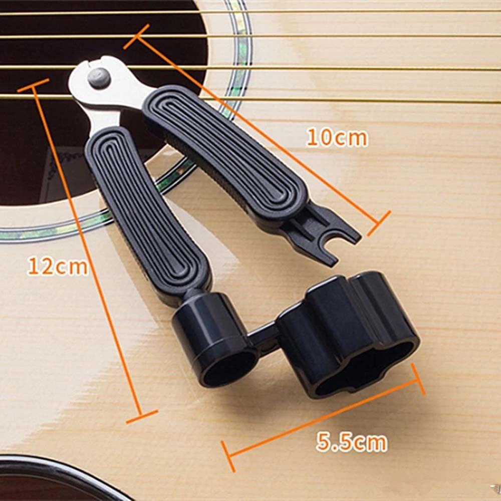 Lanfy 3in1 Alat Tuning Gitar Aksesoris Alat Changer Praktis String Remover Penjepit Pemotong Senar