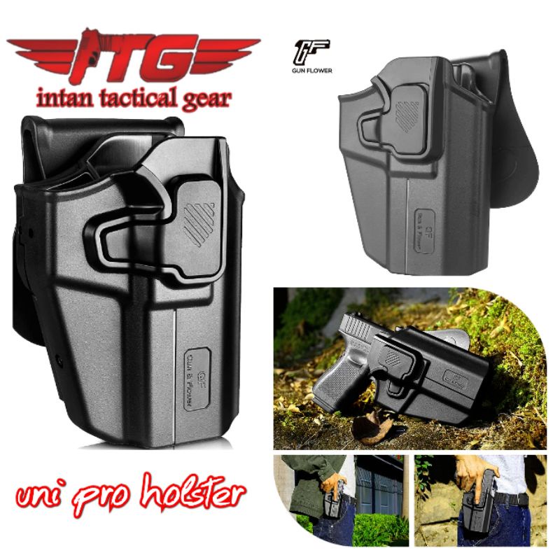 holster universal / sarung pistol universal GUN&amp;FLOWER