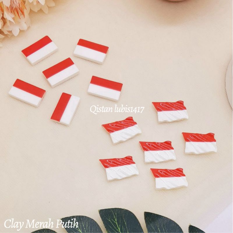 Clay Bendera Merah Putih