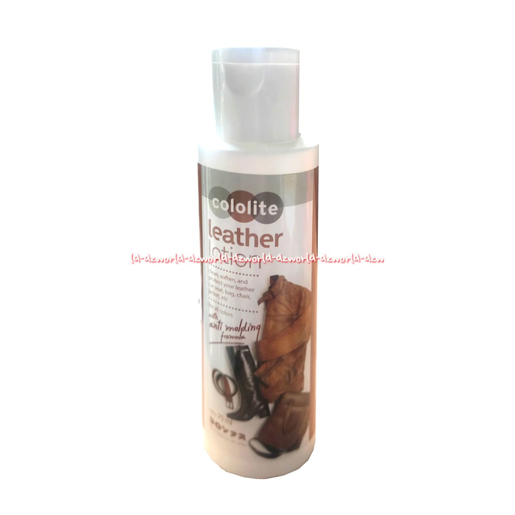 Cololite Leather Lotion 75ml Cairan Pembersih Sepatu Bahan Kulit Netral Kololite Semir Sepatu Shoe Cleaner Cair Colo Lite Untuk Membersihkan Bahan Kulit Sepatu Tas Jok Kursi Jaket Kulit Ikat Pinggang Kulit