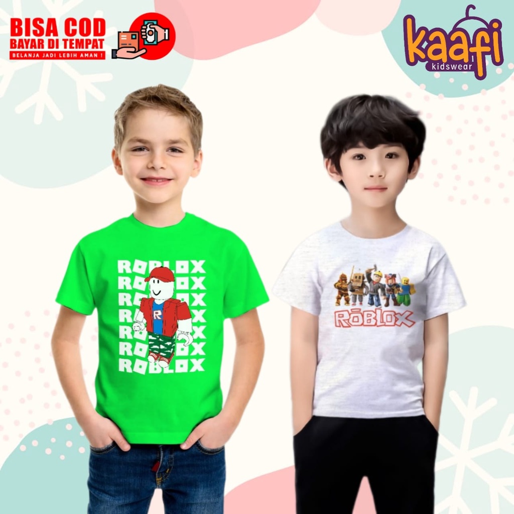 Baju Roblox Kaos Anak Laki-Laki / Kaos Roblox anak