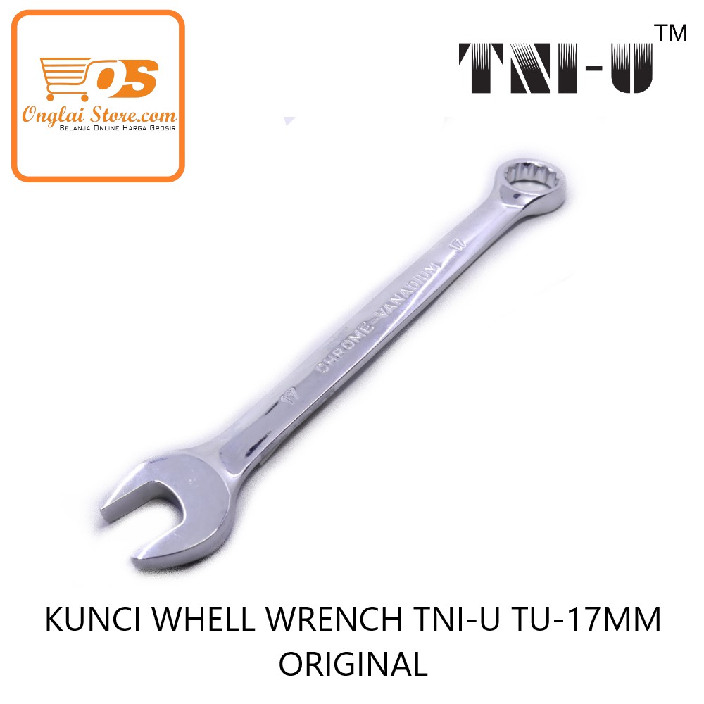 KUNCI WHELL WRENCH TNI-U TU-17MM ORIGINAL 两用扳手  (HARGA SPESIAL)